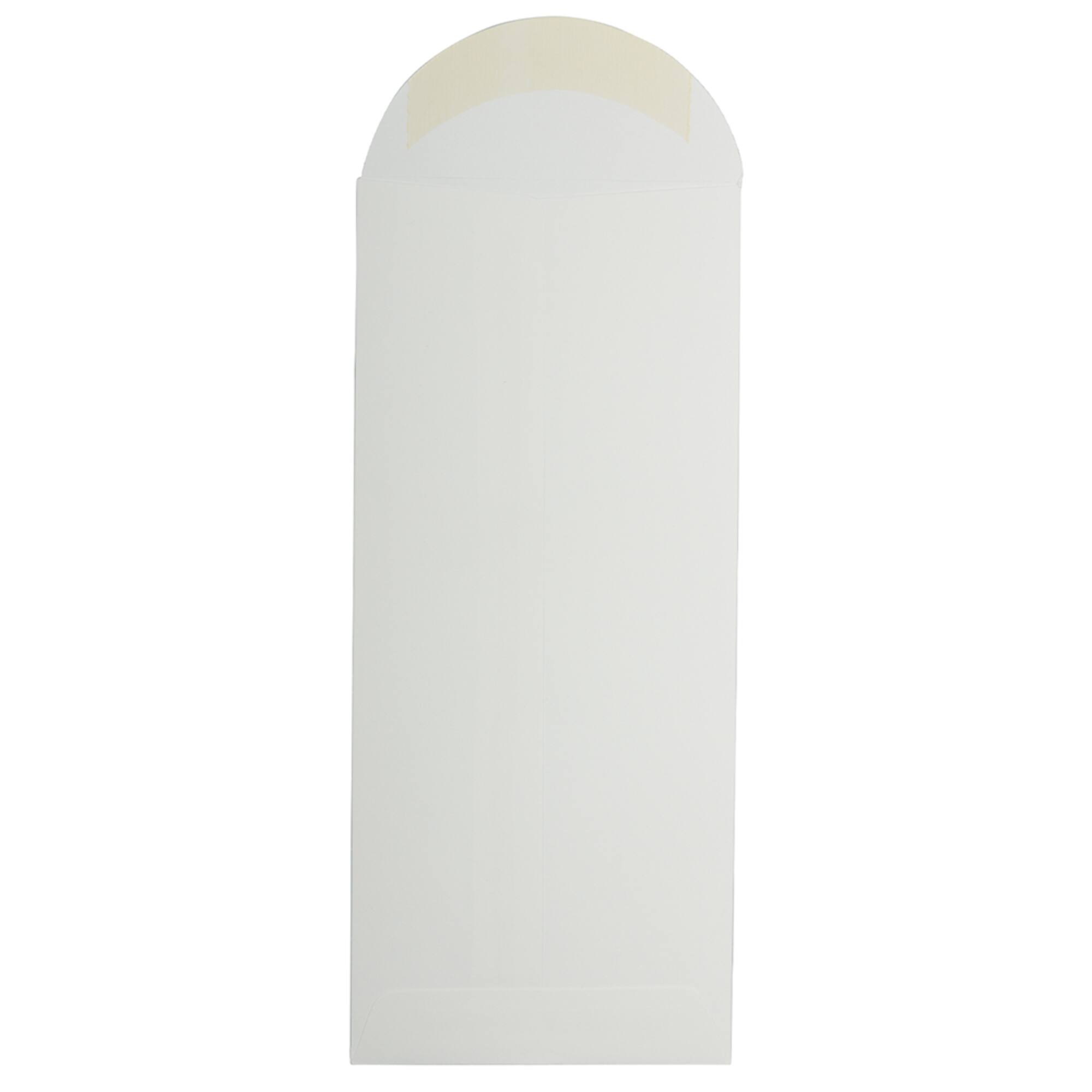 JAM Paper #12 Strathmore Bright White Wove Policy Business Envelopes, 25ct.